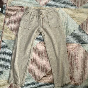World Market Tan sweatpants size S/M